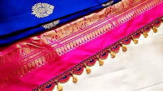 new grand #bridal krosha kuchu design #bridal #sareekuchu# Nandana creations //