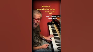 Thumbnail of Beautiful piano improvisation to try. #pianolessons #pianotutorial #jazzpianolessons