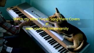 Vignette de la vidéo "Zindagi ko k bharosa by Karna Das (PIANO COVER) with lyrics"