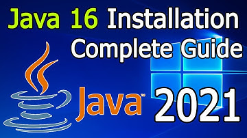 How to Install Java 16 on Windows 10 with JAVA_HOME  [ 2021 Update ] JDK installation Complete Guide