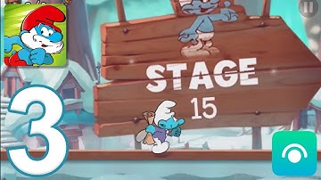 Smurfs Epic Run - Gameplay Walkthrough Part 3 - Stages 11-15 (iOS, Android)