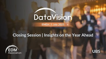 DataVision 2025 EMEA - Closing Session: Insights on the Year Ahead