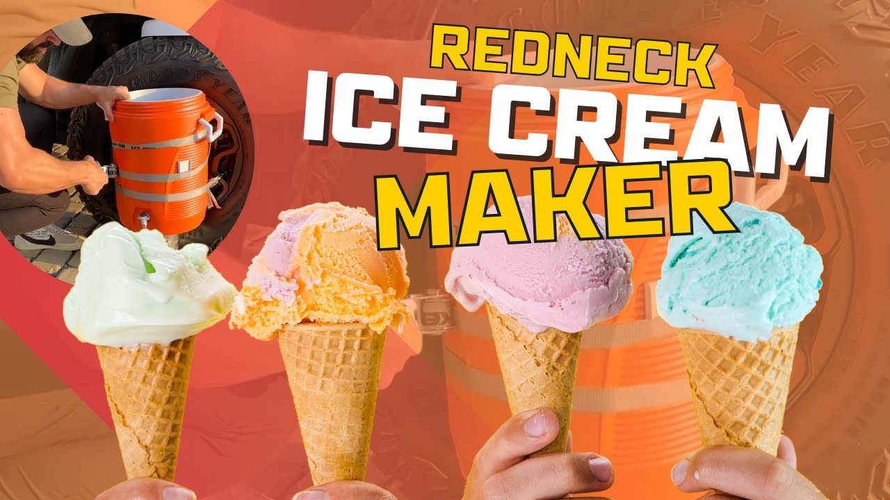 Redneck Ice Cream Maker🍦