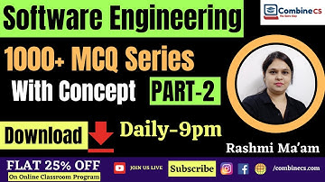 Software Engineering | SE MCQs L-2 | UGC NET EXAM | SET EXAM | Computer Science | by Rashmi Ma