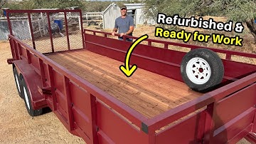 ReDecking & Refurbishing an Old Utility Trailer - How To