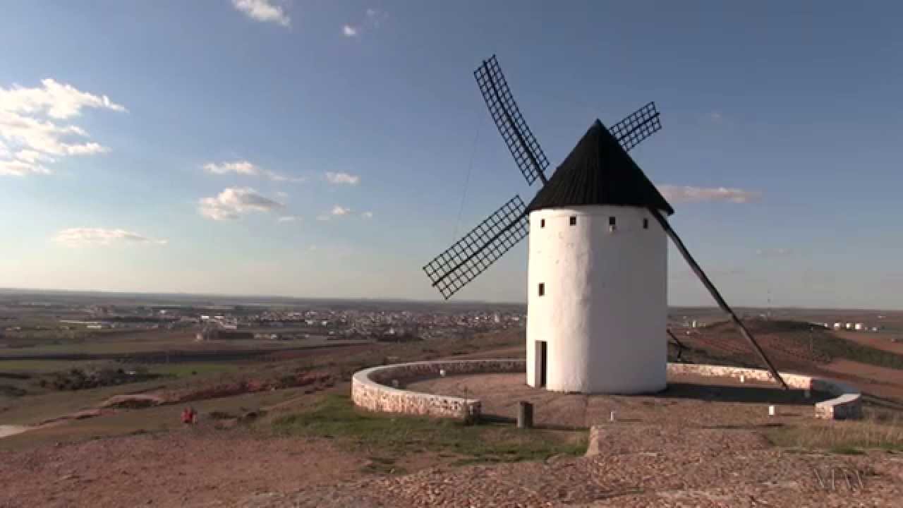 Molinos de viento Alcázar de San Juan - YouTube