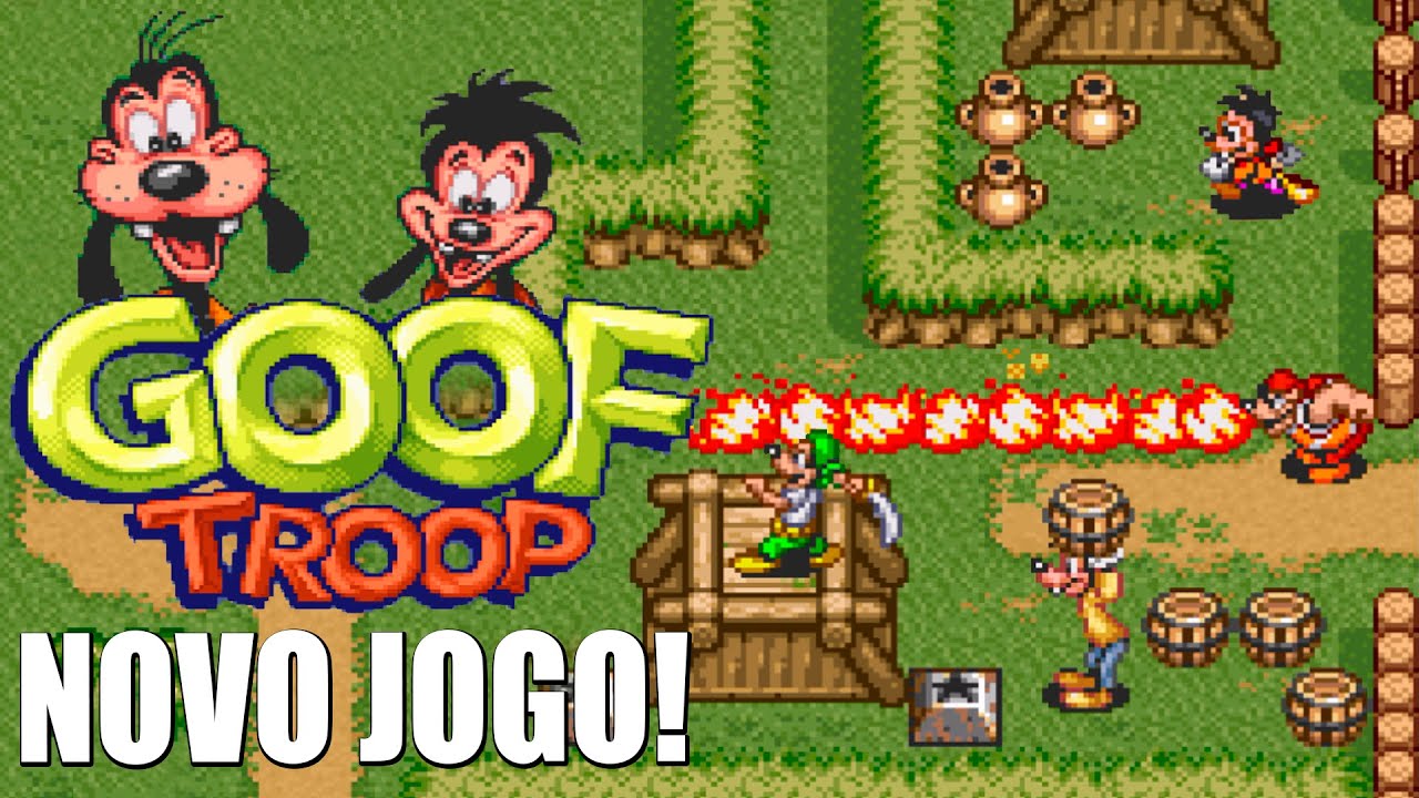Novo PATETA e MAX para Super Nintendo! VP of Goof Troop