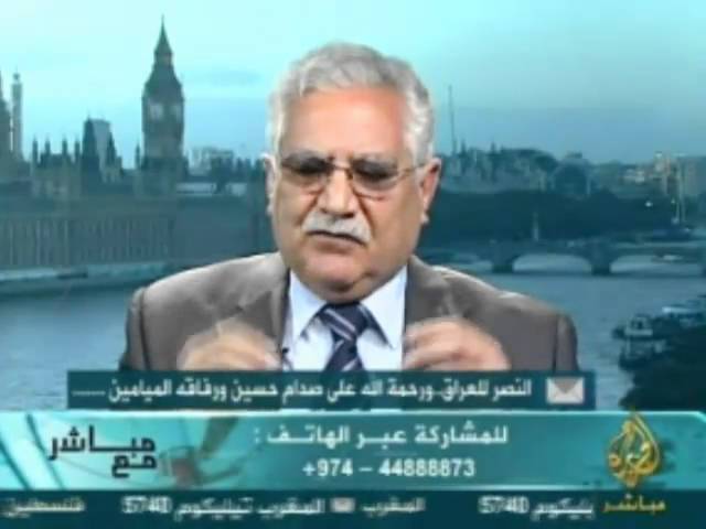 مباشر مع وفق السامرائي معضلة الأمن وتشكيل الحكومة