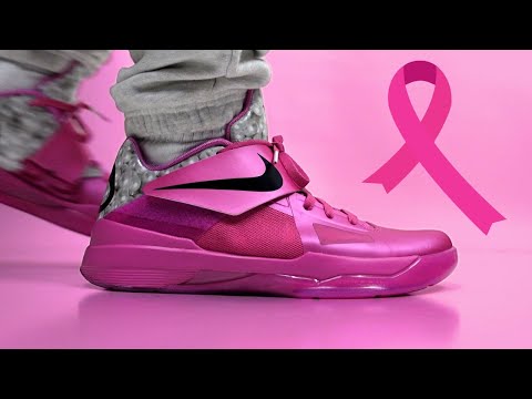 NIKE KD 4 Aunt Pearl 母の日　pink ピンク　スニーカー Nike KD 4 