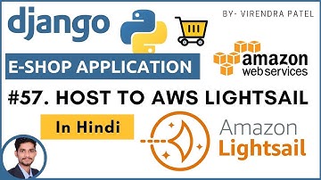 #57. AWS LightSail  | Host Django Eshop App | Read Description 👈