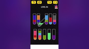 Water sort puzzle level 34