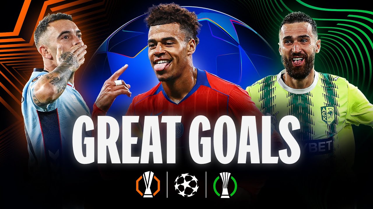 TOP Goals From Across Europe: Matchday 3! ⭐️ | UCL, UEL, UECL MD2