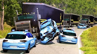 Convoys vs. Cops | BeamNG.drive