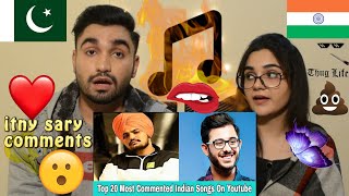 Pakistani Reacts to Top 20 Most Commented Indian Songs on Youtube of All Time | Desi H&D Reacts