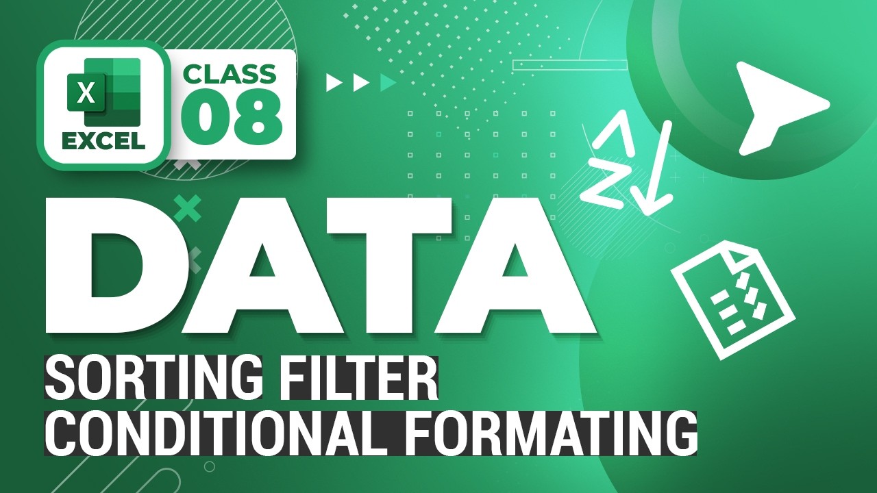Sort/filter Modals Sorting, Filter & Conditional Formatting in Excel | Step by Step ...
