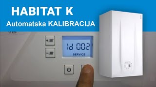 Gasni kotao HABITAT K - servisna uputsva automatska kalibracija