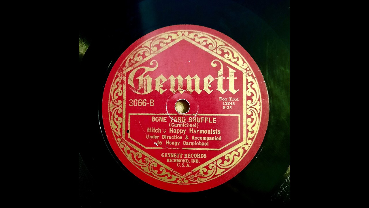 HITCH'S HAPPY HARMONISTS – BONEYARD SHUFFLE – Gennett 3066 - YouTube