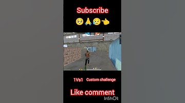 #free fire viral short #video 1vs1 custom #challenge😎 and like #comment🙏share 🥺