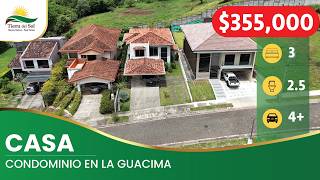 Casa de 3 habitaciones a la venta en condominio Los Castillos en La Guacima