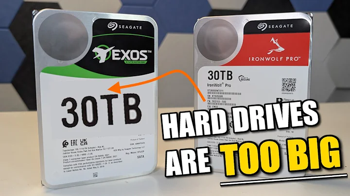 Seagate 30TB Ironwolf and EXOS Hard Drive Review