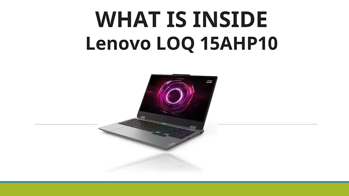 INSIDE Lenovo LOQ 15AHP10 LAPTOP