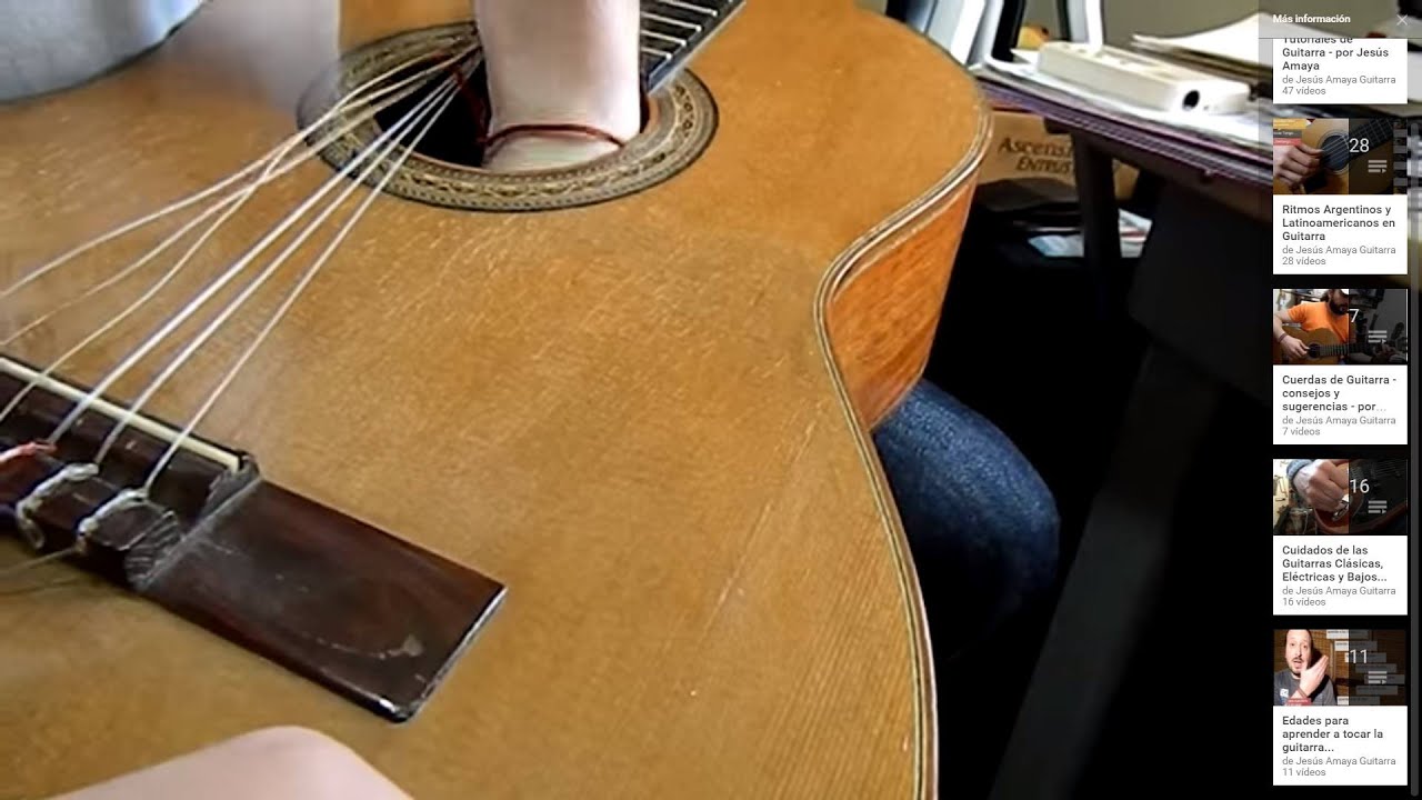 Grietas y Rajaduras en las Guitarras - por Jesús Amaya... - YouTube