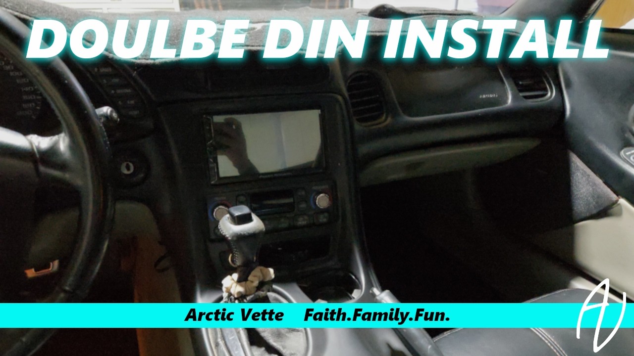 Corvette Double Din Stereo Install