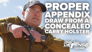 How to Draw Concealed Carry from Appendix Position