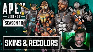 New Recolors And Legendary Skins In Apex Legends