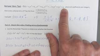 Section 5 5 Real Zeros of Polynomials