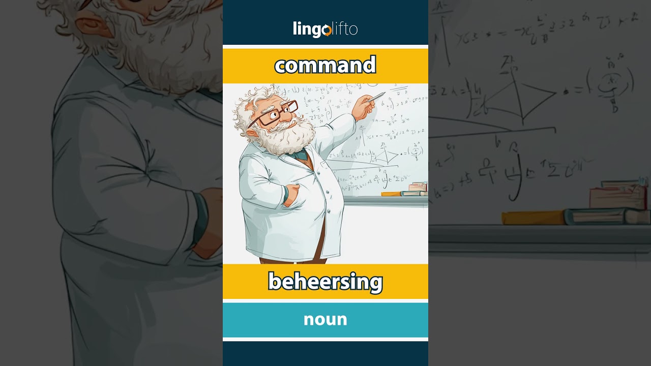 🇬🇧🇳🇱 command - beheersing : learn English : laten we Engels leren : vocabulary builder