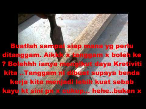 demo cat  kayu  besi Doovi