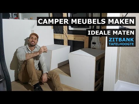 Camper Meubels Maken – Een optimaal zittend bankje met mijn ergonomie achtergrond - Wielkasten maken