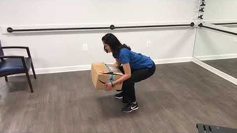 Safe Lifting Technique