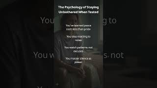 The Psychology of Staying Unbothered When Tested 💭😌