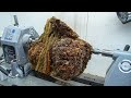 Woodturning  big and burly black locust