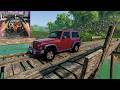 BeamNG.drive - Realistic Driving Jeep Wrangler JK | POV Driving 4K & crashes