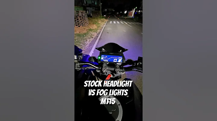 HJG #foglights #headlight  | FOG LIGHTS IN MT-15 | MODIFICATION #mt15 #modification