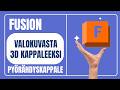 Fusion Valokuvasta 3D Kappaleeksi