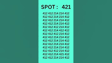 can you find 421 in 5 seconds? #wordpuzzlegame #game #mathematics #mindbendingquiz #puzzle