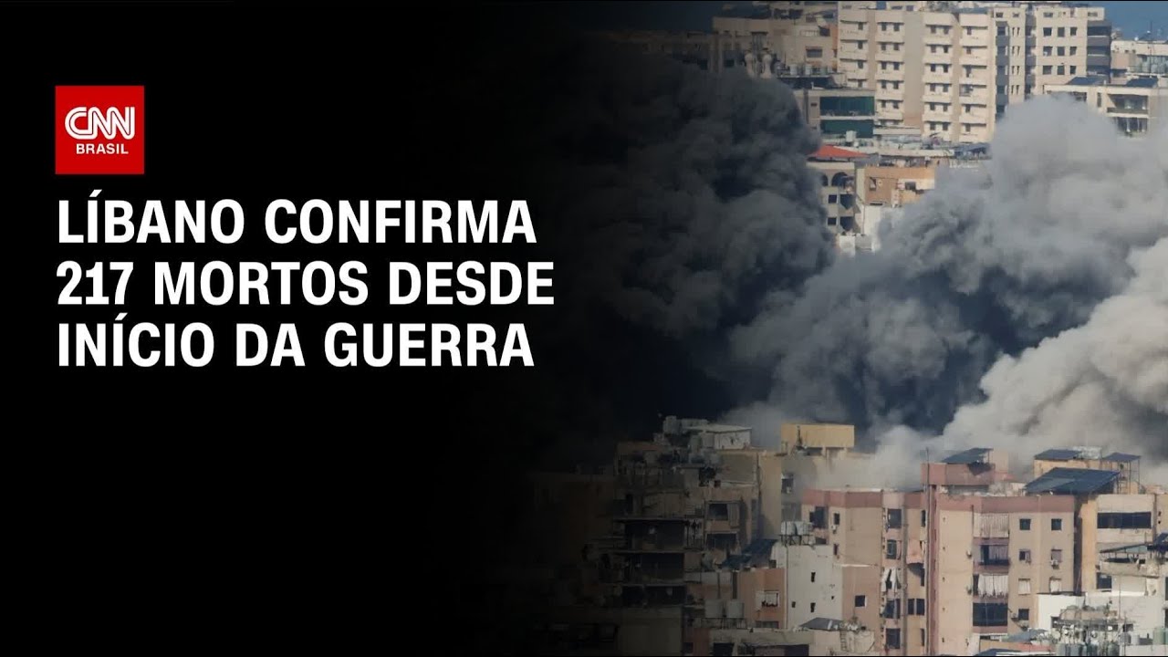 Governo do Líbano confirma 217 mortes desde o início da guerra no Oriente Médio | BASTIDORES CNN