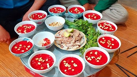 Ăn Sáng Tiết Canh Lòng Lợn.Thánh Ăn Tiết Canh | Nguyễn Ngọc Biển HN.