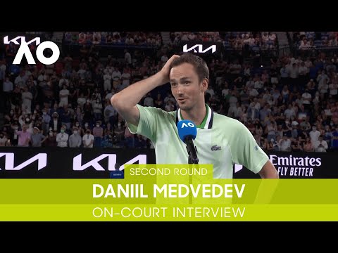 Daniil Medvedev On-Court Interview (2R) | Australian Open 2022