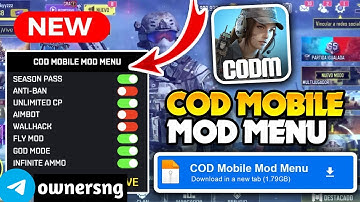  COD mobile HACK/MOD menu IOS & Android = Unlimited  AIMBOT, ESP & More !