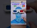 CR7 x Neymar 💖 Thank You, Legends ⚽ #WorldCup2026 #3DGlasses #Drawing