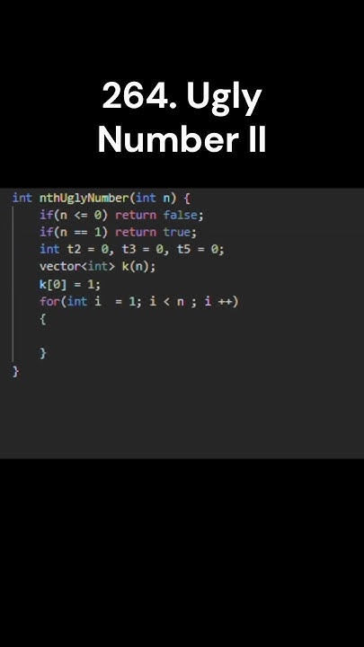 Ugly Number II | LeetCode 264 - YouTube
