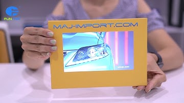 7-inch Video POS Display Card Digital Signage Kiosk for Retail Shops