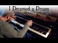 I dreamed a dream  piano solo cover  sheet music  les miserables