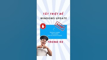 Hướng dẫn tắt windows update triệt để trong 5 giây. #pc #pcgaming #pctricks #pctips