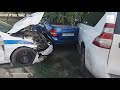 Невтегорск: авто ДПС врезалось в машины #shorts